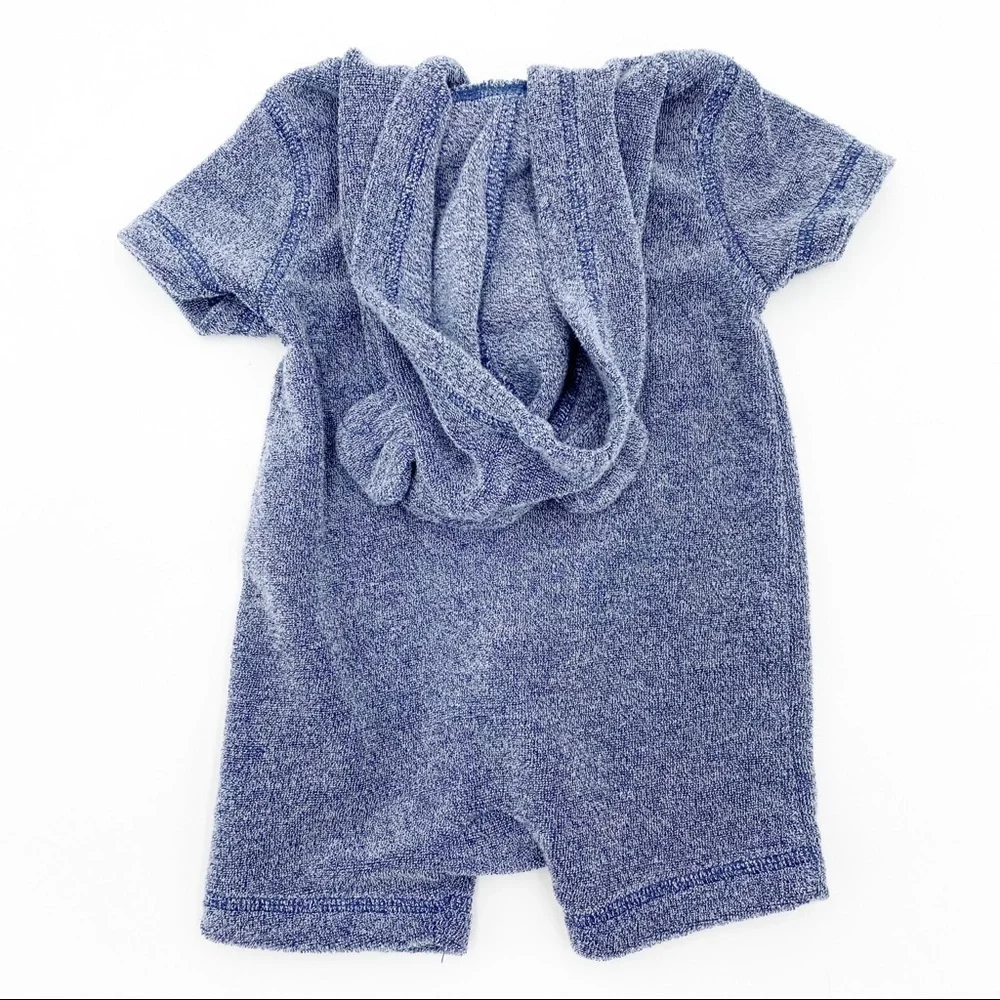 Old‎ Navy Terry Cloth Bear Ear Hooded One Piece Romper